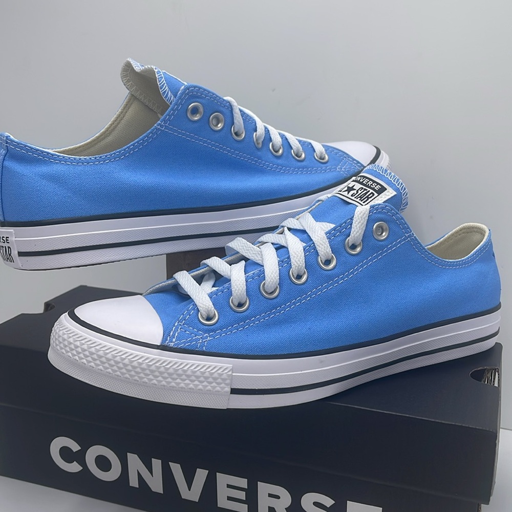 Vans Men’s A04545F CTAS OX LT. BLUE Platforms Sneakers Chuck Taylor All Stars - Picture 9 of 16